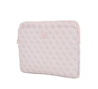 Guess Sleeve 14" 4G Reißverschlusstasche Dreieck-Logotasche (Pink)