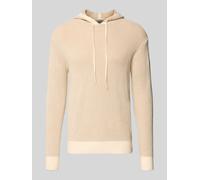 Guess Slim Fit Hoodie mit Viskose-Anteil Modell 'Kem' in Beige, Größe M