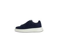 Guess Ledersneaker ELBA mit Label-Patch – Marine – Größe 40