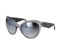 Cateye-Rahmen mit gemusterten Bügeln Einheitsgröße