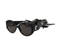 Guess Damen Sonnenbrille GU7917 – rund, verspiegelt, 56 mm – 01A Shiny Black/Smoke