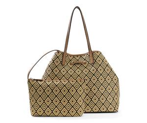 GUESS Sophia 2 In 1 Tote L Lemon