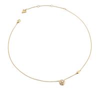 GUESS Sparks 16-18" Guess Coin Necklace Yellow Gold