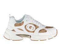 GUESS Sportschuhe, Weiß mit braunen Details, Gummisohle, weiß, 38 EU