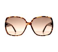 Guess Square Womens Schildpatt Braun Gradient GF0426 Einheitsgröße