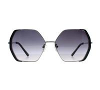 Guess Square Womens Silber Schwarz Grau Gradient GF0387 Einheitsgröße