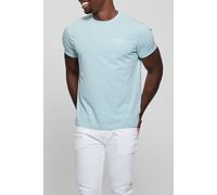 GUESS Ss Bsc Classic New Steel Blue Größe: S | Basic T-Shirts Outlet | Herren | Blau
