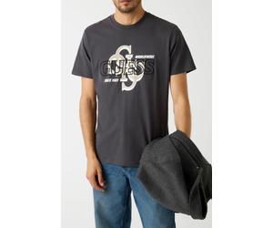 GUESS Ss Bsc Drop Sh New Asphalt Größe: XXL | Basic T-Shirts Outlet | Herren