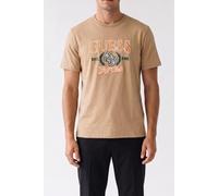 GUESS Ss Cn 4g Tee Desert Mud Größe: M | Basic T-Shirts Outlet | Herren