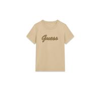 Guess - SS CN BEADS SCRIPT TEE SAFARI TAN - Gr. - L