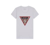Guess - SS CN PAISLEY TRIANGLE TEE Pure White - Gr. - M