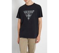 GUESS Ss Cn Treated Triang Jet Black A996 Größe: XS | Hemden Outlet | Herren | Schwarz