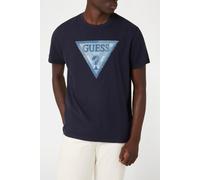 GUESS Ss Cn Triangle Patch Smart Blue Größe: XS | Hemden Outlet | Herren | Blau
