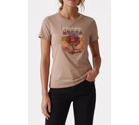 GUESS Ss Logo Desert Flowe Wet Sand Größe: XS | Hemden Outlet | Damen | Braun