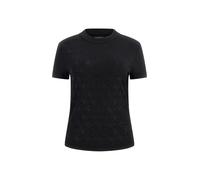 Guess - SS MOCK NECK ALL OVER 4G TEE Jet Black A996 - Gr. - S