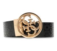 GUESS Stacey Adjustable & Reversible Belt H35 W105 Black / Light Blue - kürzbar