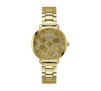 Guess sugarplum quarz goldfarbenem damen uhr mit goldfarbenem zifferblatt und edelstahl armband one_size Gold