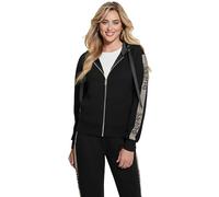 GUESS Sweatshirt Jeans Studs Jblk Jet Black A996 S, Schwarz , Small