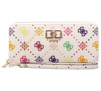 Guess Geldbörse Emelie Logo SLG Zip-Around Damen L Multi Logo