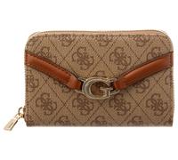 GUESS Dea SLG Zip Around Wallet M Latte Logo