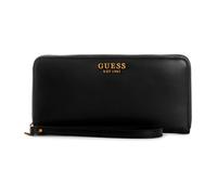 Guess Langbörse Laurel SLG Large Zip Around Damen Schwarz mit Reißverschluss und Logo UNI