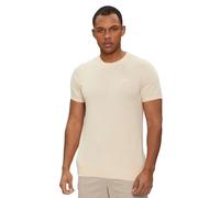 Guess T-Shirt für Herren, Baumwolle, Seide, Stretch, gesticktes Logo M4GR05Z3DN1, Sand, Medium