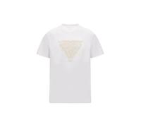 GUESS T-Shirt Kurzarm Flower Embro M5GI16K8FQ4, Weiß, XXL