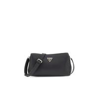 Guess Damen Umhängetasche Talent Crossbody Top Zip Lederimitat Schwarz