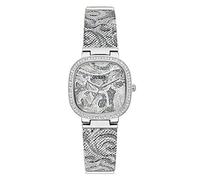 Quarzuhr GUESS "GW0304L1,TAPESTRY" Armbanduhren silberfarben Damen Quarzuhr Quarzuhren (78110100-0)