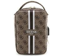 GUESS Tasche GUHBP4RPSW Organizer braun 4G Printed Stripes