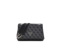 GUESS Noelle Girlfriend Satchel Coal Logo