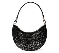 Guess Schultertasche Tasmin Mini 21 cm mit Rhinestones Schwarz