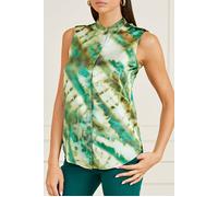 GUESS The Icon Sleeveless Elusive Top Print Größe: M | Tanktops Outlet | Damen