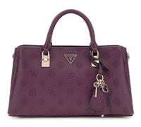GUESS Tisha Girlfriend Satchel Wine Logo