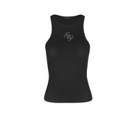 GUESS Damen Eco New Ärmelloses Guendalina Top mit Rundhalsausschnitt, Schwarz (Jet Black), Mittel