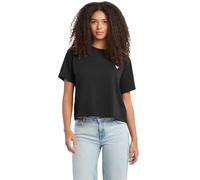Guess Jeans T-Shirt Mini Triangle Kurzarm Damen Schwarz Größe M