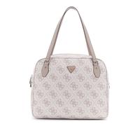 GUESS Travel Tote Dark Taupe Logo
