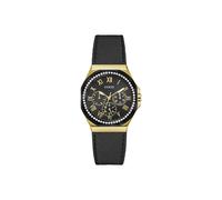 GUESS Watches Ladies Glaze Damen Uhr analog Quarzwerk mit Leder Armband GW0753L4