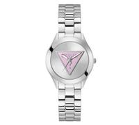 GUESS Damen Uhr Armbanduhr TRI Plaque GW0675L1 Edelstahl Silber