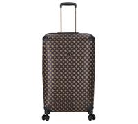 Guess Trolley Wilder – 4‑Rollen, Kunststoff, 46 x 77 x 33 cm, dunkelbraun