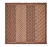 GUESS Lindsey Jacquard Kefiah 120X120 Brown Logo