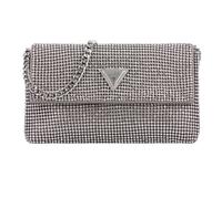 GUESS Zalina Mini Flap Clutch Silver