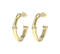 Guess Damen-Ohrringe Creolen Bambus Goldfarben JUBE05160JWYG