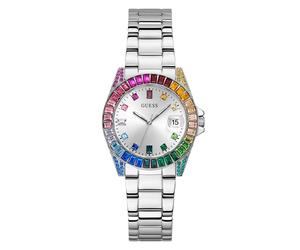 Guess Uhr - Quarz Analog Uhr Opaline - Gr. unisize - in Silber - für Damen