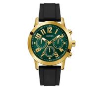 Guess Herren Armbanduhr schwarz und grün Parker GW0708G2