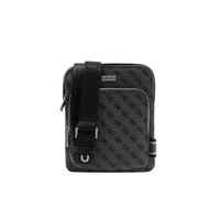 GUESS Umhängetasche Boston Crossbody Flat Black dunkelgrau
