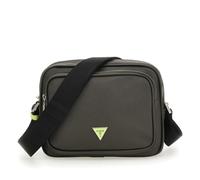 Guess Umhängetasche Certosa Saffiano Camera Bag Grey Lime