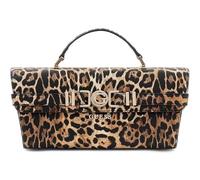 GUESS Umhängetasche Handtasche Cirene Top Handle Flap Bag Leopard braun