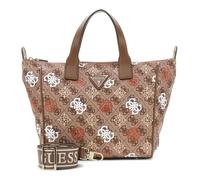Guess Handtasche Eliette Ginger Logo 35 cm Braun