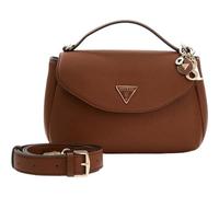 GUESS Evie Top Handle Flap Bag Cognac